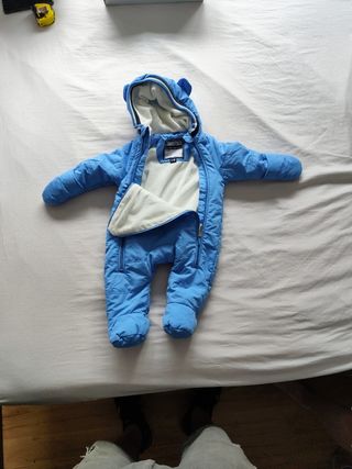 Buzo Bebé Nieve Azul 6 Meses