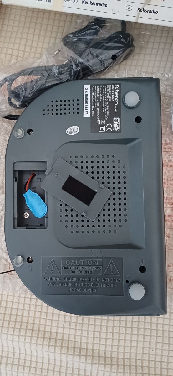 Radio da Cucina Bench - Orologio