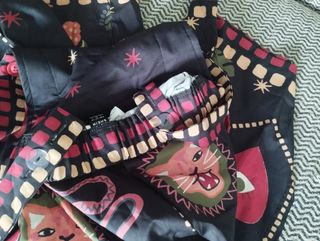 Mono negro estampado casual Shein