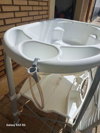 Bañera-cambiador bebé plegable