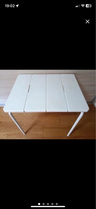 Mesa plegable Ikea Väddö blanca