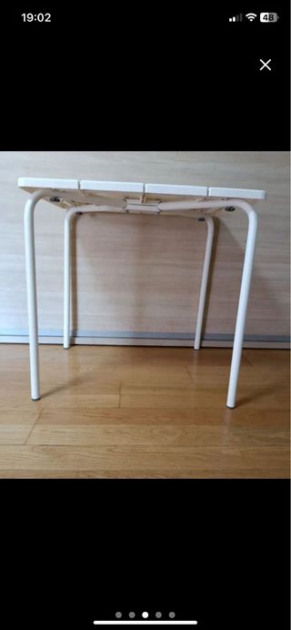 Mesa plegable Ikea Väddö blanca
