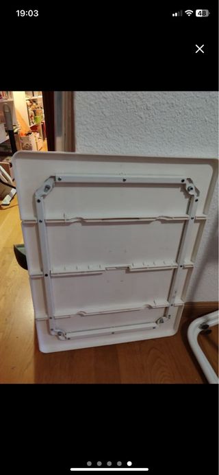 Mesa plegable Ikea Väddö blanca