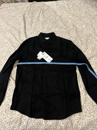 Camisa Vestir Negra Zara 