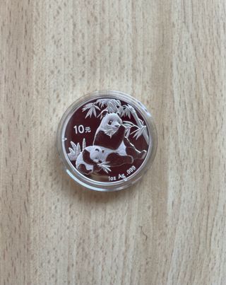 Monedas Plata Panda Chino 2007