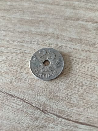25 Céntimos Peseta España 1927