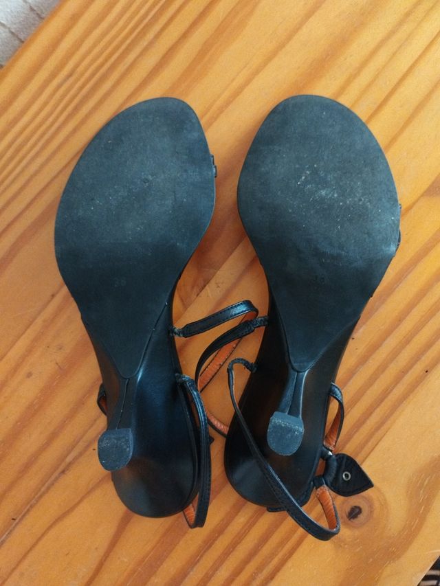 Sandalias Hispanitas negras tacón