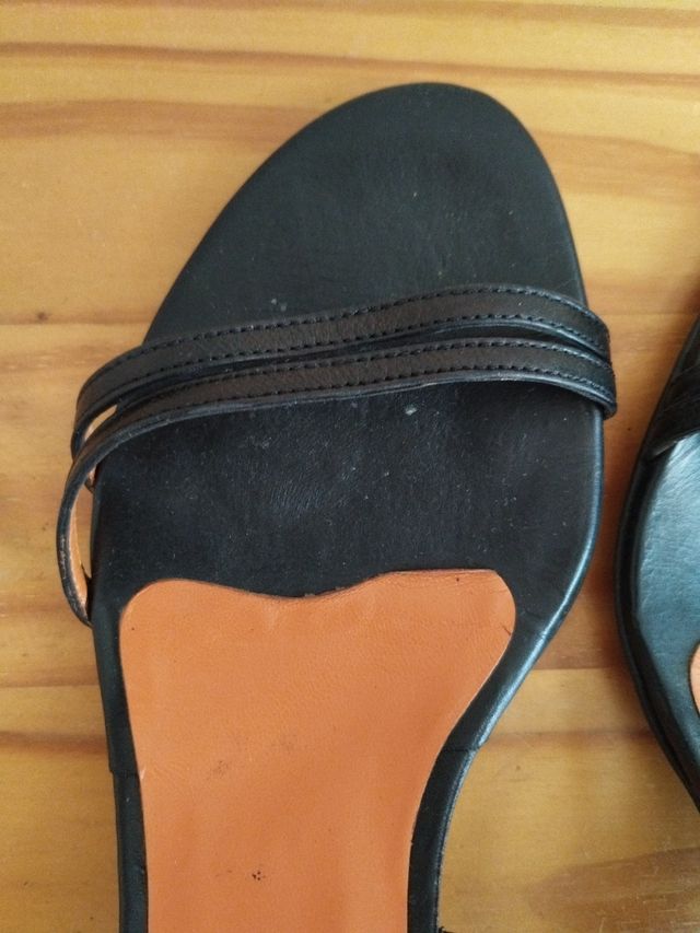 Sandalias Hispanitas negras tacón