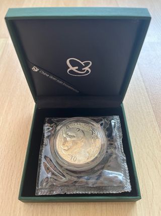 Monedas Plata Panda Chino 2001