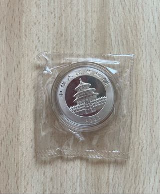 Monedas Plata Panda Chino 2001