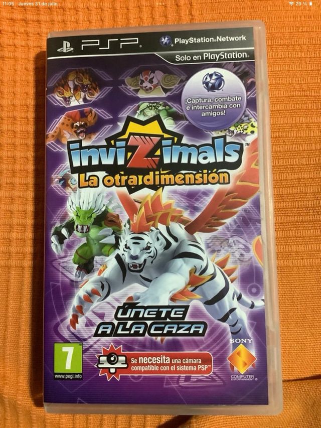 tres. Juegos Invizimals PSP