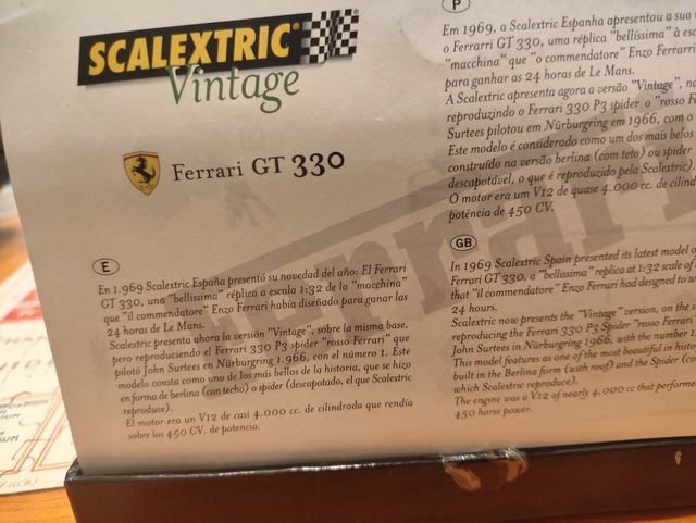 Scalextric Vintage Ferrari GT 330