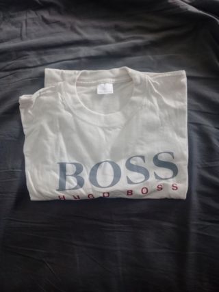 Camiseta Hugo Boss blanca