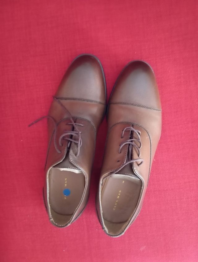 Zapatos Marrón Piel Hombre