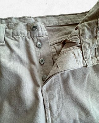 Jeans Levis 501 Original Unisex Beige W36/L36