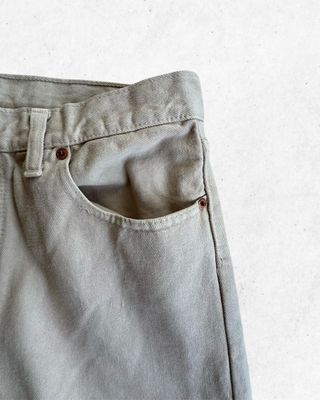 Jeans Levis 501 Original Unisex Beige W36/L36