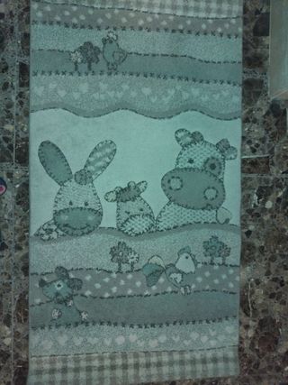 Alfombra infantil 80x150cm - Beige/Gris
