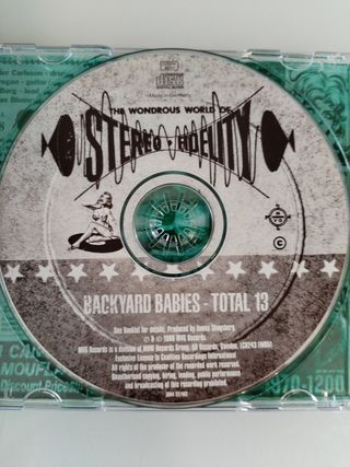 BACKYARD BABIES, Total 13, CD