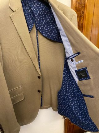 Americana de caballero  beige