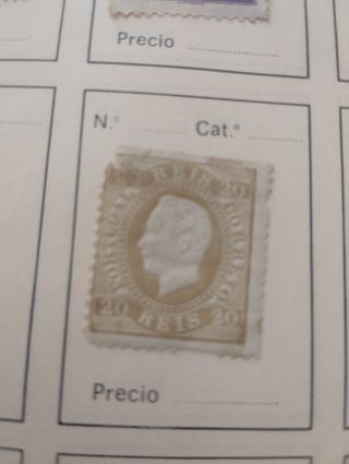 Sellos Portugal 20 Reis sin uso ni sellado