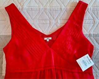 Vestido Rojo de Fiesta - Talla 42 NUEVO