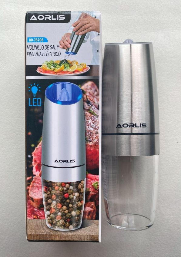 Molinillo eléctrico de Pimienta, Especias o Sal