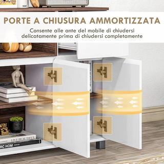 Mobile Cucina Credenza Moderna in Legno con Armadi