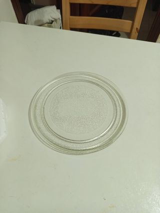 Plato cristal microondas