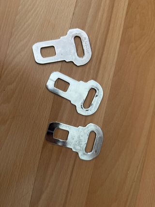 3 Hebillas cinturón seguridad