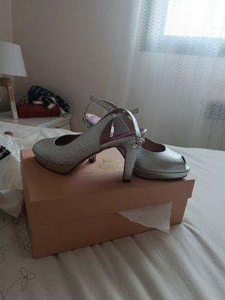 Zapatos Ana Carlo Plata - Fiesta