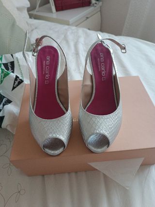 Zapatos Ana Carlo Plata - Fiesta