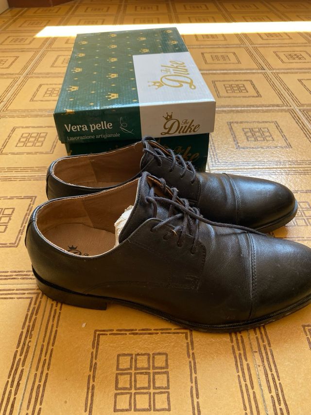 Mocassini pelle neri 43 vera pelle vero cuoio