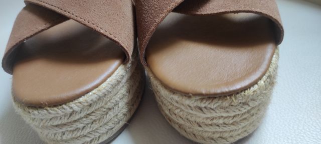 Sandalias Natura esparto marrón - Nº 38