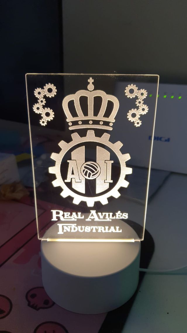 LAMPARA LUZ LED DE EQUIPOS DE FUTBOL O PERSONALIZA