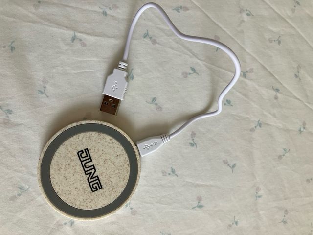 Cargador inalámbrico JUNG. Nuevo