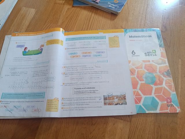 Matemáticas. 6 Primaria. Más Savia