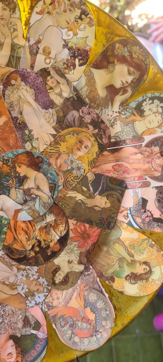 Plato decorativo Art Nouveau