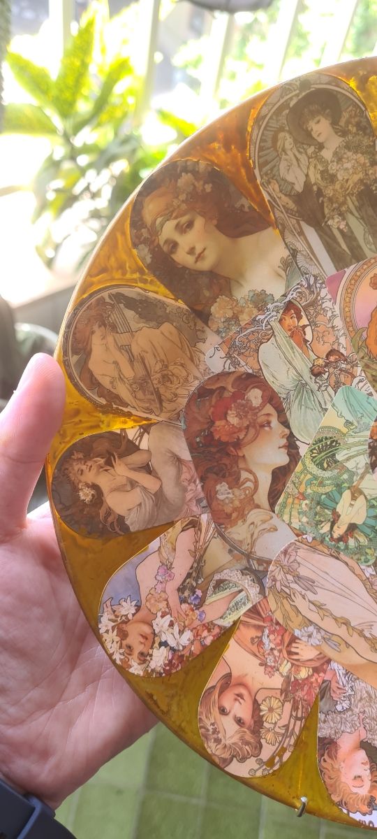 Plato decorativo Art Nouveau