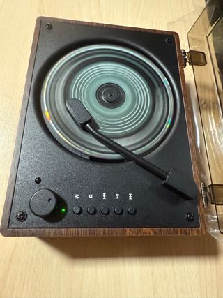 Retro mini tocadiscos CD Bluetooth