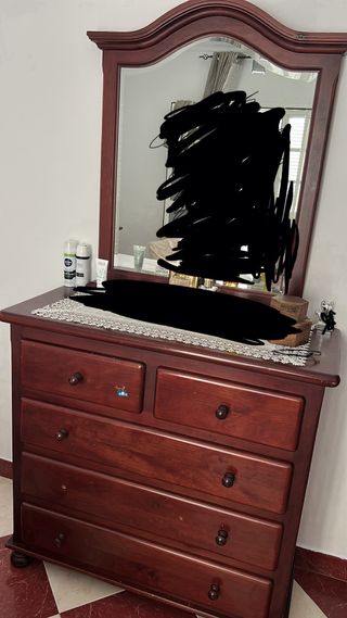 Dormitorio madera maciza