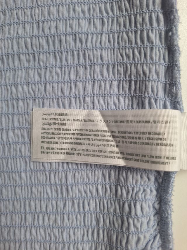 Top Halter Hollister Azul - Nuevo