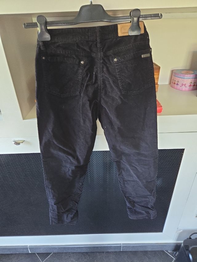 Pantaloni velluto nero