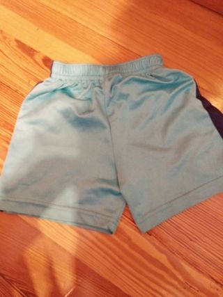Shorts FC Barcelona niño turquesa