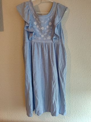 Vestido Unit niña talla 16 azul