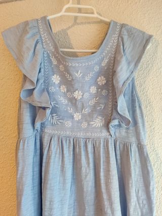 Vestido Unit niña talla 16 azul