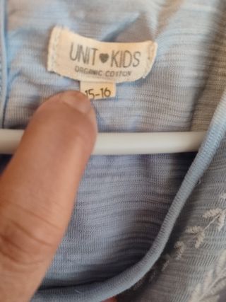 Vestido Unit niña talla 16 azul