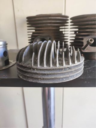 Cilindro, pistón y culata Lambretta