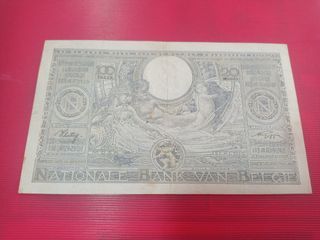 billete antiguo Bélgica