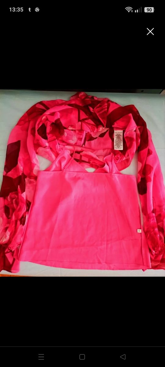 Blusa Ted Baker Rosa - Talla S