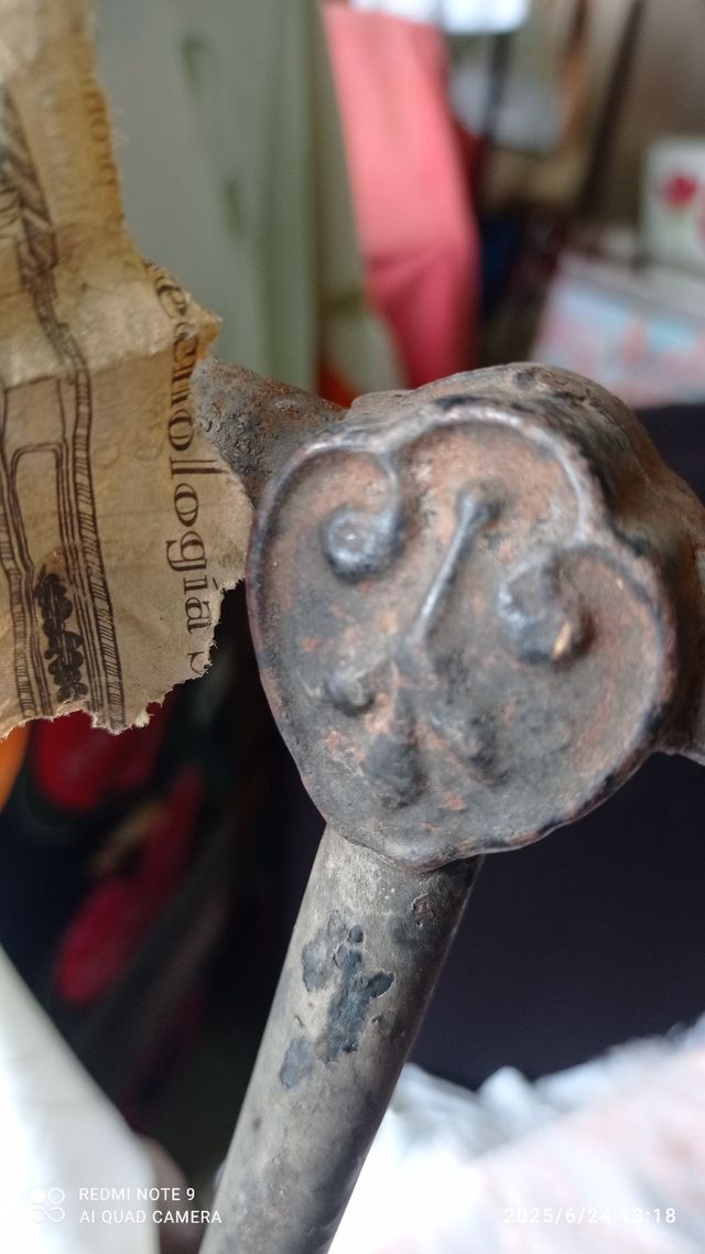 Cabecera cama hierro forja antigua